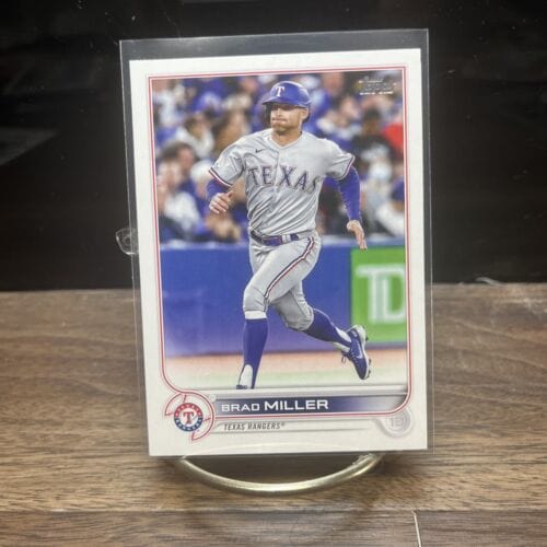 Cheap Sneaks Footwear/Sports Cards Baseball Card 2022 Topps Update Base Card Brad Miller #US91 Texas Rangers