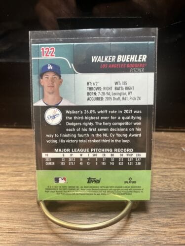 Cheap Sneaks Footwear/Sports Cards Baseball Card 2022 Walker Buehler Topps Stadium Club #122