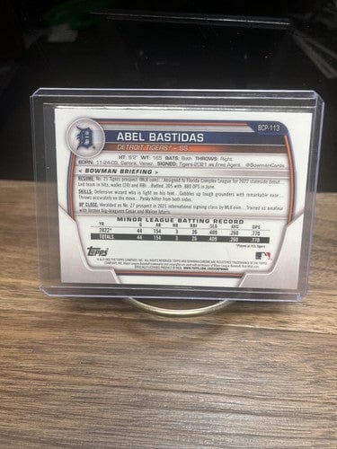 Cheap Sneaks Footwear/Sports Cards Baseball Card 2023 1st Bowman Chrome Prospect #BCP-113 ABEL BASTIDAS - Detroit Tiger