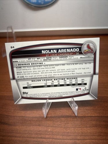 Cheap Sneaks Footwear/Sports Cards Baseball Card 2023 Bowman #84 Nolan Arenado St. Louis Cardinals Baseball Card