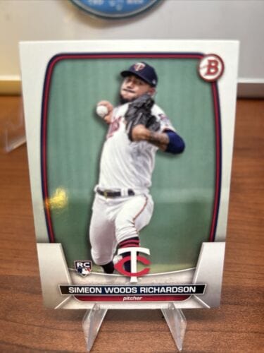 Cheap Sneaks Footwear/Sports Cards Baseball Card 2023 Bowman Baseball Simeon Woods Richardson Rookie RC #95 Minnesota T