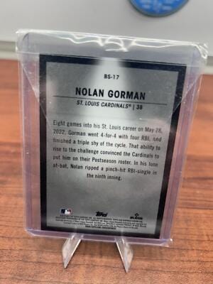 Cheap Sneaks Footwear/Sports Cards Baseball Card 2023 Bowman #BS-17 Nolan Gorman Bowman Spotlights
