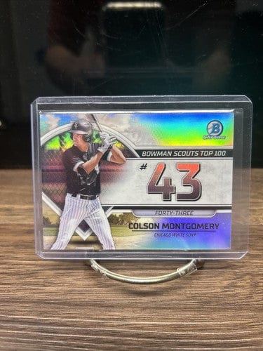 Cheap Sneaks Footwear/Sports Cards Baseball Card 2023 Bowman Chrome Colson Montgomery Chicago White Sox Bowman Scouts T