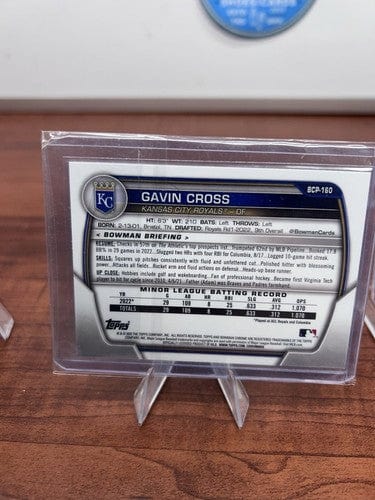 Cheap Sneaks Footwear/Sports Cards Baseball Card 2023 Bowman Chrome Gavin Cross Mega Box Mojo Refractor #BCP-160 Royals