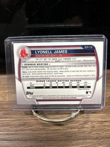 Cheap Sneaks Footwear/Sports Cards Baseball Card 2023 Bowman Chrome Prospects Boston Red Sox 1st BCP-118