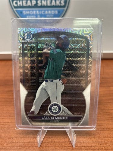 Cheap Sneaks Footwear/Sports Cards Baseball Card 2023 Bowman Chrome Prospects Lazaro Montes Seattle Mariners #BCP-233