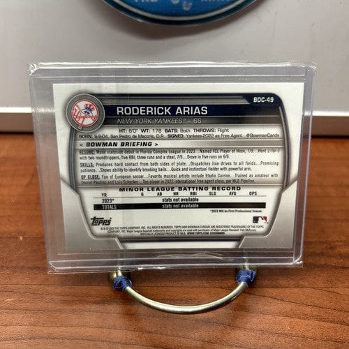 Cheap Sneaks Footwear/Sports Cards Baseball Card 2023 Bowman Draft Chrome Baseball Prospects # BDC-49 Roderick Arias