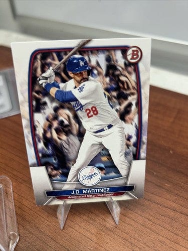 Cheap Sneaks Footwear/Sports Cards Baseball Card 2023 Bowman Platinum #38 J.D. Martinez Dodgers Baseball Card +Bonus Ca