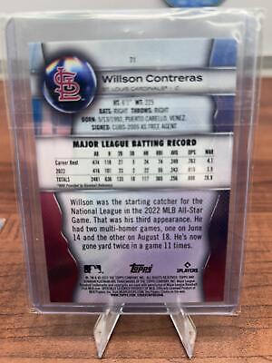Cheap Sneaks Footwear/Sports Cards Baseball Card 2023 Bowman Platinum #71 Willson Contreras