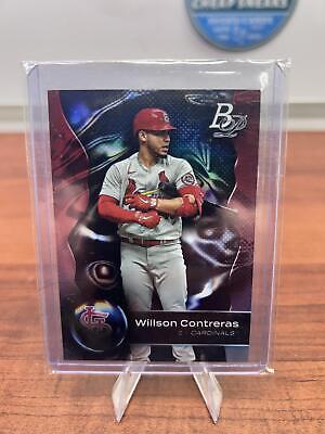 Cheap Sneaks Footwear/Sports Cards Baseball Card 2023 Bowman Platinum #71 Willson Contreras