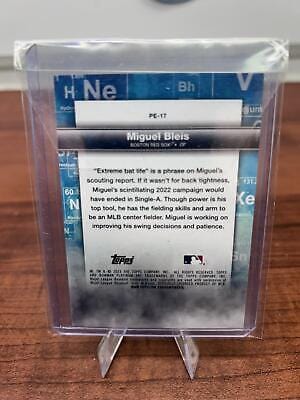 Cheap Sneaks Footwear/Sports Cards Baseball Card 2023 Bowman Platinum #PE-17 Miguel Bleis Precious Elements