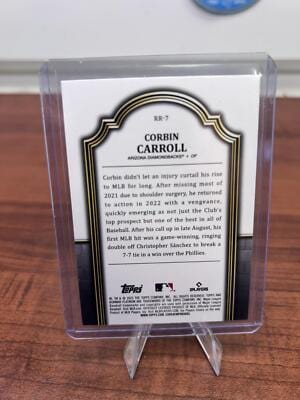 Cheap Sneaks Footwear/Sports Cards Baseball Card 2023 Bowman Platinum #RR-7 Corbin Carroll Renowned Rookies