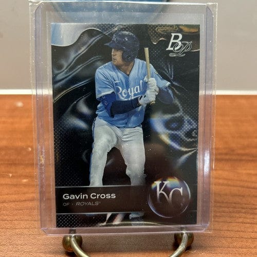 Cheap Sneaks Footwear/Sports Cards Baseball Card 2023 Bowman Platinum Top Prospects #TOP-81 Gavin Cross Kansas City Roy