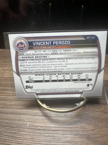 Cheap Sneaks Footwear/Sports Cards Baseball Card 2023 Bowman Prospect Paper Jose Peroza #BP-149 1st Mets Baseball Card