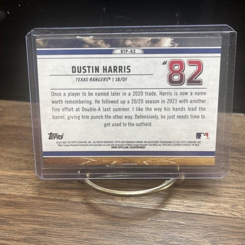 Cheap Sneaks Footwear/Sports Cards Baseball Card 2023 Bowman Scouts’ Top 100 Dustin Harris Texas Rangers #BTP-82