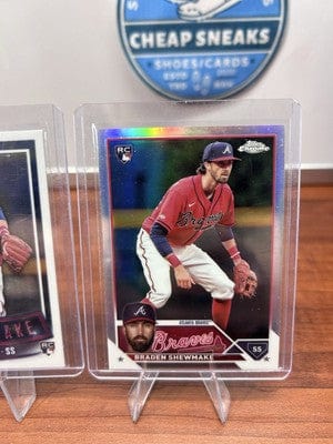 Cheap Sneaks Footwear/Sports Cards Baseball Card 2023 BRADEN SHEWMAKE Topps Chrome Update Series - Youthquake Braden Shewmake #YQ-94 (R