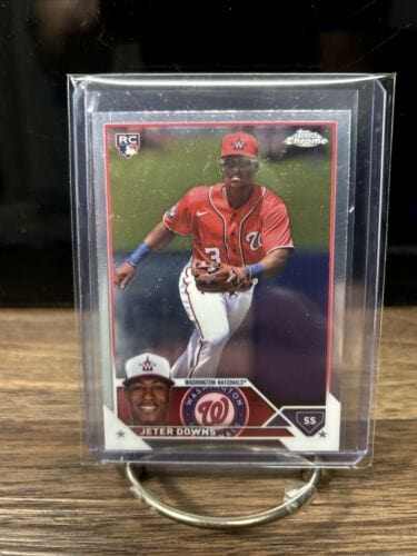 Cheap Sneaks Footwear/Sports Cards Baseball Card 2023 Jeter Downs Topps Chrome Update RC Rookie Card Washington Nationa