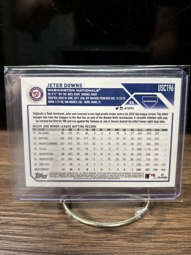 Cheap Sneaks Footwear/Sports Cards Baseball Card 2023 Jeter Downs Topps Chrome Update RC Rookie Card Washington Nationa