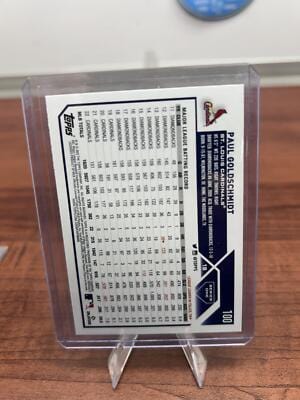 Cheap Sneaks Footwear/Sports Cards Baseball Card 2023 Topps #100 Paul Goldschmidt