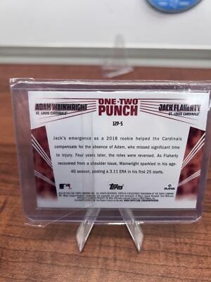 Cheap Sneaks Footwear/Sports Cards Baseball Card 2023 Topps #12P-5 Adam Wainwright / Jack Flaherty One-Two Punch