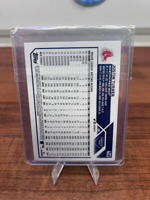 Cheap Sneaks Footwear/Sports Cards Baseball Card 2023 Topps #403 Justin Turner Green Foil #/499