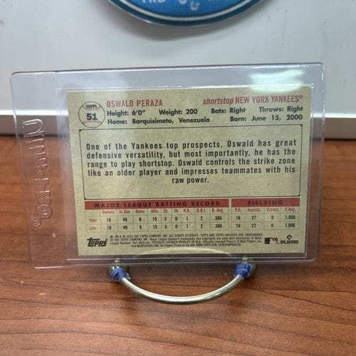 Cheap Sneaks Footwear/Sports Cards Baseball Card 2023 Topps Archives Baseball 1956 Design # 51 Oswald Peraza RC