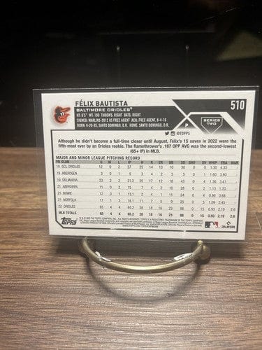 Cheap Sneaks Footwear/Sports Cards Baseball Card 2023 Topps Baseball Card Félix Bautista Baltimore Orioles #510
