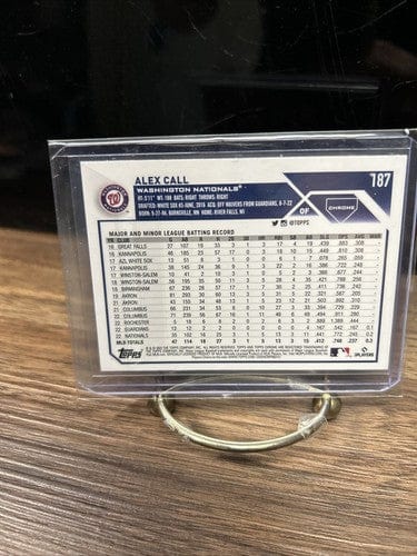 Cheap Sneaks Footwear/Sports Cards Baseball Card 2023 Topps Chrome - Alex Call Sepia Refractor Rookie Card No. 187