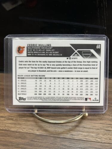 Cheap Sneaks Footwear/Sports Cards Baseball Card 2023 Topps Chrome Cedric Mullins PIink Refractor #68 Baltimore Orioles