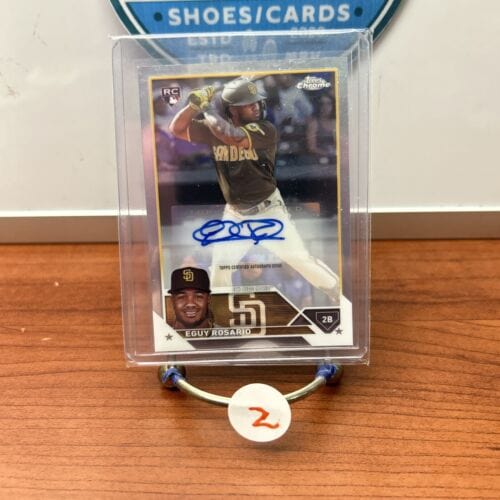 Cheap Sneaks Footwear/Sports Cards Baseball Card 2023 Topps Chrome Eguy Rosario Rookie Auto #RA-ERO San Diego Padres RC