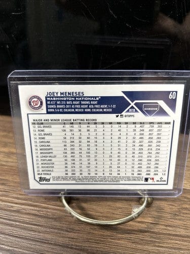 Cheap Sneaks Footwear/Sports Cards Baseball Card 2023 Topps Chrome Joey Meneses Pink Refractor RC #60