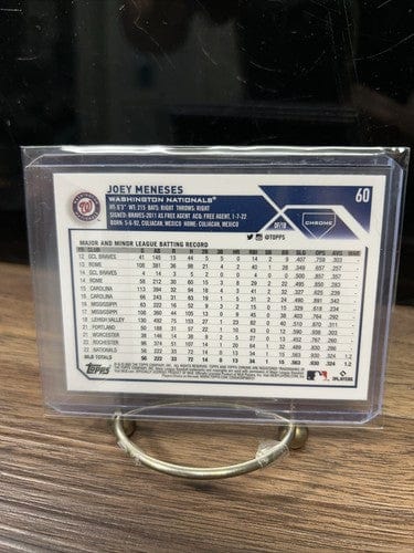 Cheap Sneaks Footwear/Sports Cards Baseball Card 2023 Topps Chrome Joey Meneses X-FRACTOR ROOKIE #60 Washington Nationa