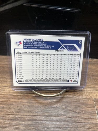 Cheap Sneaks Footwear/Sports Cards Baseball Card 2023 Topps Chrome Kevin Gausman Purple Refractor #55 Toronto Blue Jays