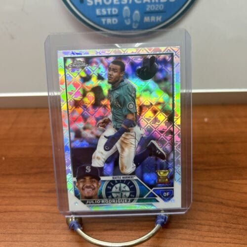 Cheap Sneaks Footwear/Sports Cards Baseball Card 2023 Topps Chrome Logofractor Edition #200 Julio Rodriguez Rookie Gold