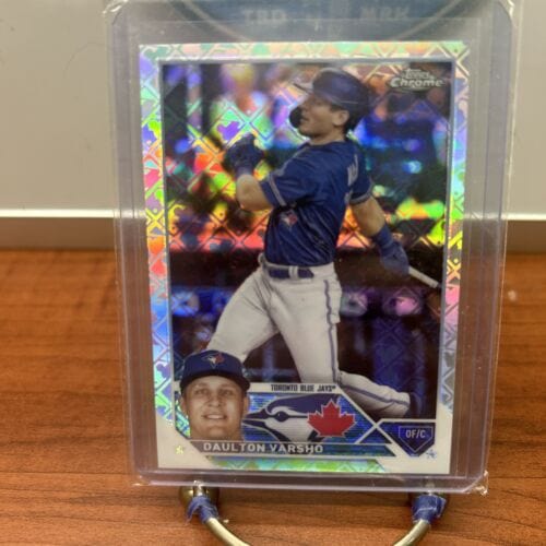 Cheap Sneaks Footwear/Sports Cards Baseball Card 2023 Topps Chrome Logofractor Edition #33 Daulton Varsho