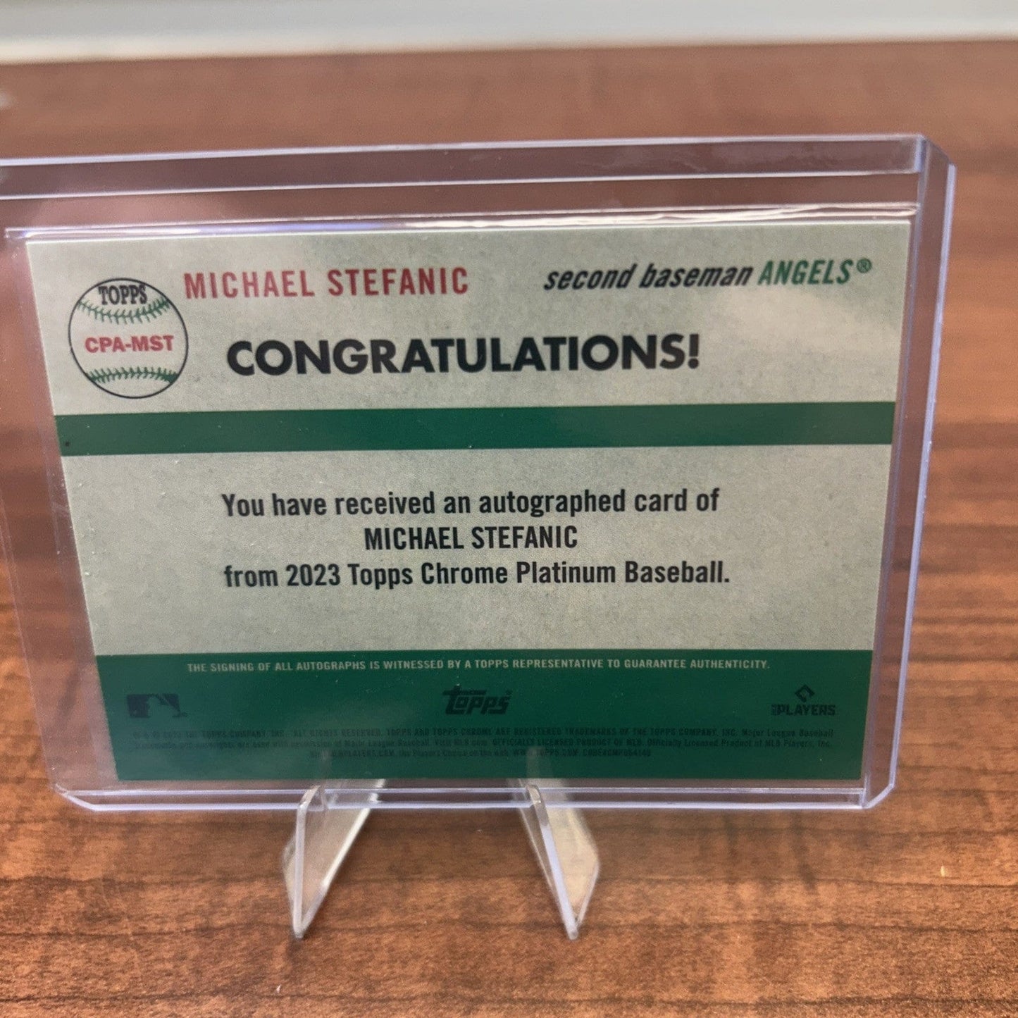 Cheap Sneaks Footwear/Sports Cards Baseball Card 2023 Topps Chrome Platinum Anniv MICHAEL STEFANIC Rookie Auto #CPA-MST