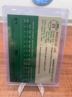 Cheap Sneaks Footwear/Sports Cards Baseball Card 2023 Topps Chrome Platinum Anniversary #24 Marcus Wilson Refractor