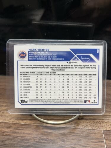 Cheap Sneaks Footwear/Sports Cards Baseball Card 2023 Topps Chrome Rookie Base New York Mets # 8 Mark Vientos