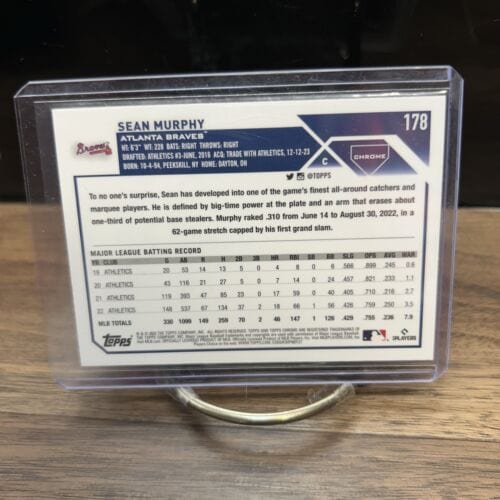 Cheap Sneaks Footwear/Sports Cards Baseball Card 2023 TOPPS CHROME SEAN MURPHY #178 BLACK WHITE NEGATIVE REFRACTOR BRAV