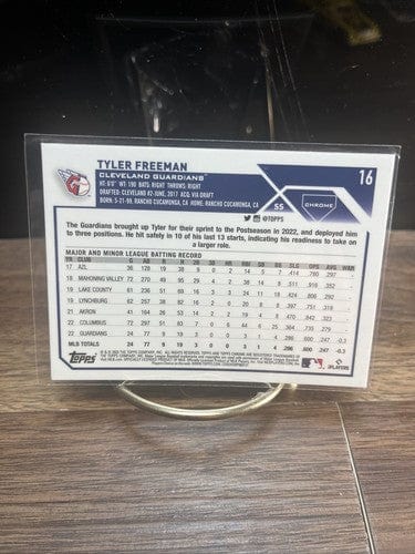 Cheap Sneaks Footwear/Sports Cards Baseball Card 2023 Topps Chrome Tyler Freeman (RC) #16