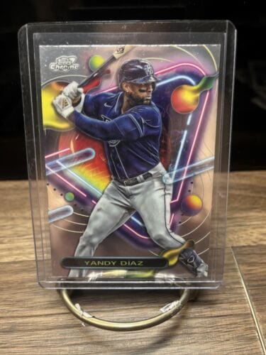 Cheap Sneaks Footwear/Sports Cards Baseball Card 2023 Topps Cosmic Chrome #186 Yandy Diaz Tampa Bay Rays
