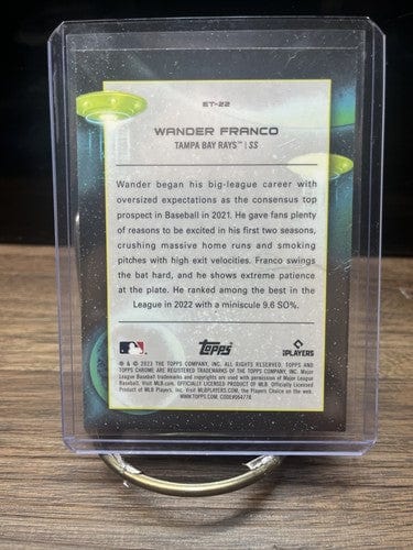 Cheap Sneaks Footwear/Sports Cards Baseball Card 2023 Topps Cosmic Chrome Wander Franco Extraterrestrial Talent ET-22 R
