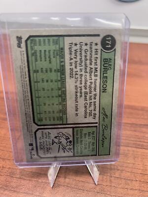 Cheap Sneaks Footwear/Sports Cards Baseball Card 2023 Topps Heritage #171 Alec Burleson
