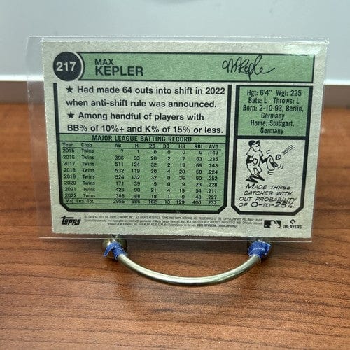 Cheap Sneaks Footwear/Sports Cards Baseball Card 2023 Topps Heritage Max Kepler #217 Minnesota Twins Baseball Card