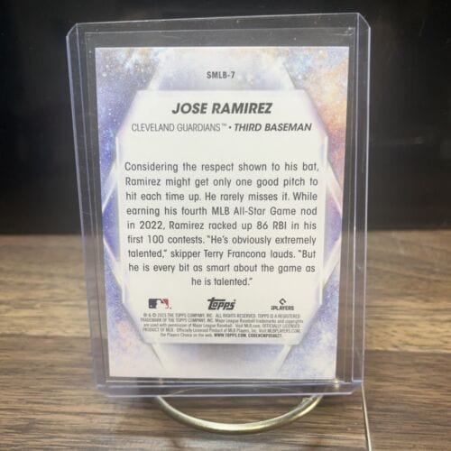 Cheap Sneaks Footwear/Sports Cards Baseball Card 2023 Topps José Ramírez #SMLB-7 Stars of MLB Cleveland Guardians