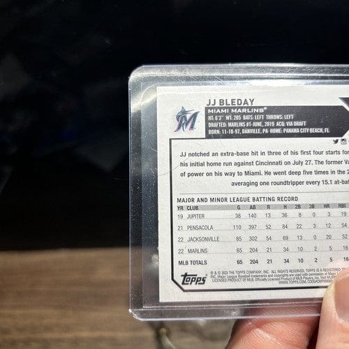 Cheap Sneaks Footwear/Sports Cards Baseball Card 2023 Topps Series 1 Baseball JJ Bleday Rookie Card #205 Miami Marlins,