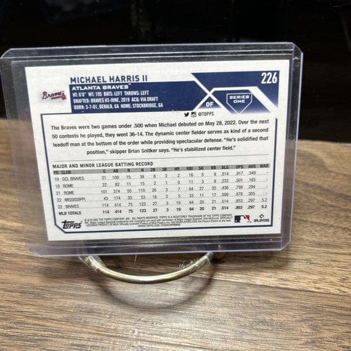 Cheap Sneaks Footwear/Sports Cards Baseball Card 2023 Topps Series 1 Michael Harris II RC #206 Rookie Card Atlanta Brav