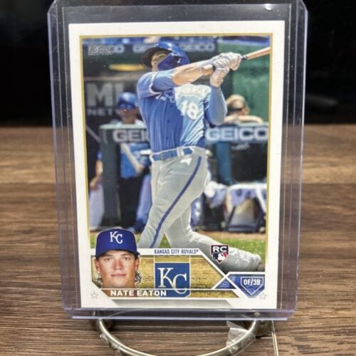 Cheap Sneaks Footwear/Sports Cards Baseball Card 2023 Topps Series 2 #557 Nate Eaton Rookie RC Kansas City Royals