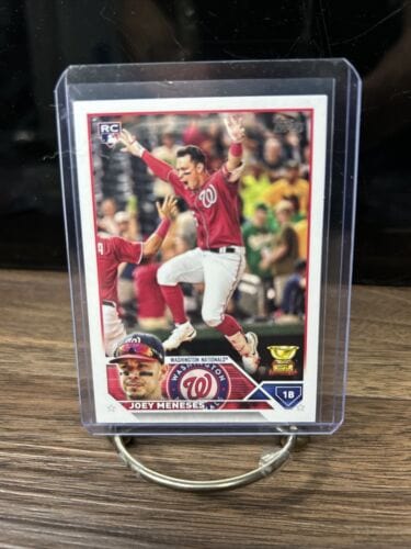 Cheap Sneaks Footwear/Sports Cards Baseball Card 2023 Topps Series 2 Joey Meneses Rookie Cup RC 470 Washington Nationa