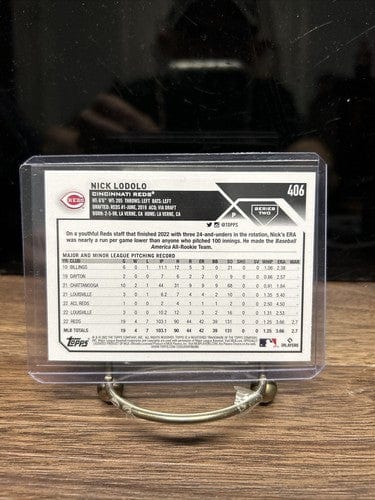 Cheap Sneaks Footwear/Sports Cards Baseball Card 2023 Topps Series 2 Nick Lodolo #406 Future Stars Cincinnati Reds